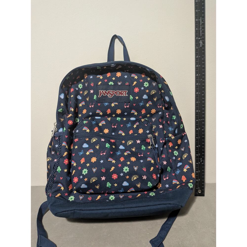 Jansport Cross Town Plus 17" Backpack Bookbag w/ 15" Laptop Sleeve Slice of Fun - Picture 11 of 11
